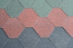 Bitumen Dachschindeln 6-eckig